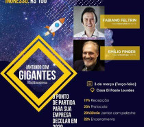 Jantando com Gigantes: evento reunirá empresários em Caxias do Sul