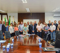 Presidente Paulo Périco participa de encontro com a Mobi Caxias na Prefeitura Municipal