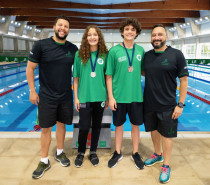 Natação do Recreio da Juventude conquista medalhas inéditas em campeonatos brasileiros