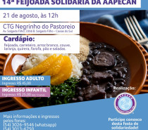 Feijoada Solidária da Aapecan Caxias do Sul será realizada em agosto