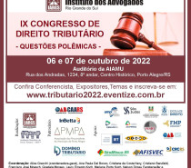 IX Congresso de Direito Tributário do IARGS