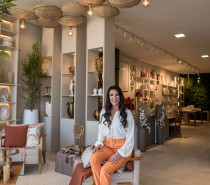 Artista e empreendedora Cristiane Marcante apresenta novo endereço de sua loja especializada em itens  de decoração